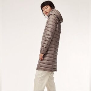 Aritzia Taupe Puffer Jacket